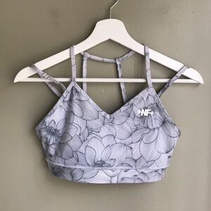 Nasty Fit Floral Design Sports Bra Size: M